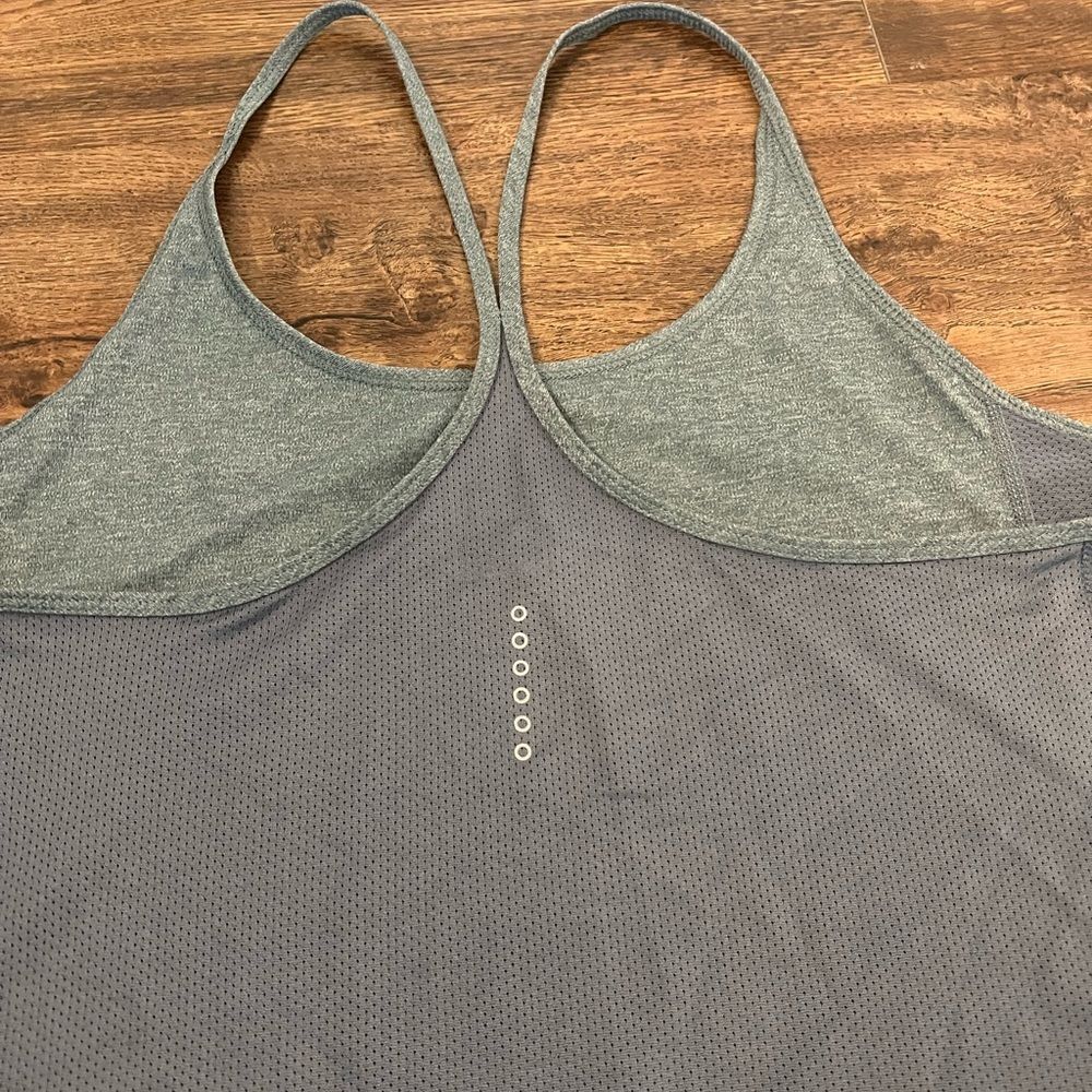 Nike Grey Racerback Workout Tank Top - Picture 6 of 8